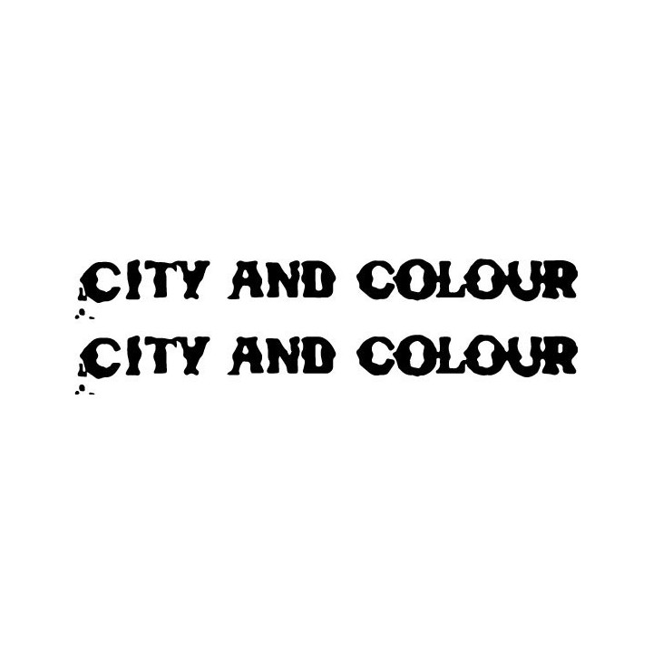 City and Colour Stickers – Dallas Green Decals (2-Pack)