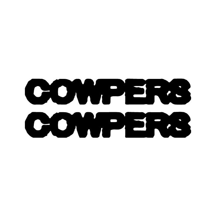 Cowpers Stickers – Post-Hardcore Band Decals (2-Pack)