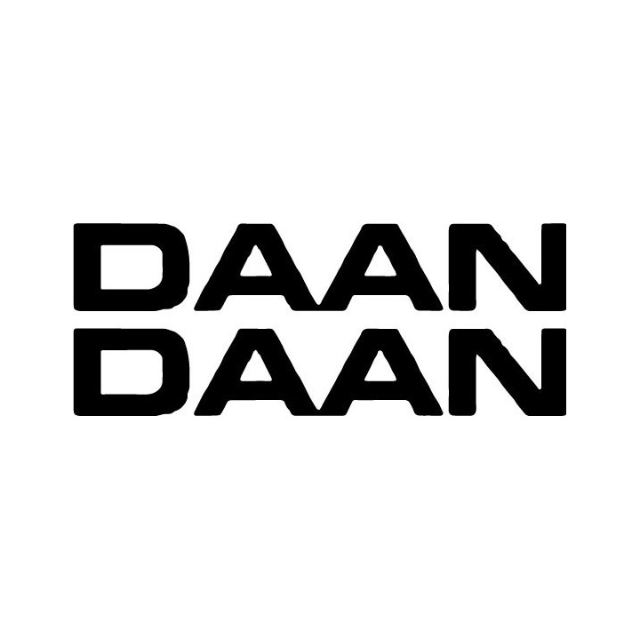 Daan Stickers – Belgian Indie Rock Band Decals (2-Pack)