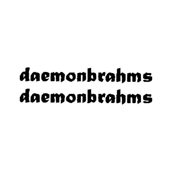 Daemonbrahms Stickers – Metal Band Logo Decals (2-Pack)