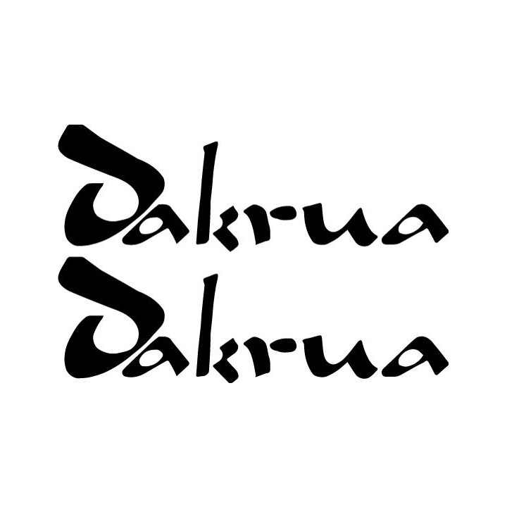 Dakrua Stickers – Gothic Metal Band Decals (2-Pack)