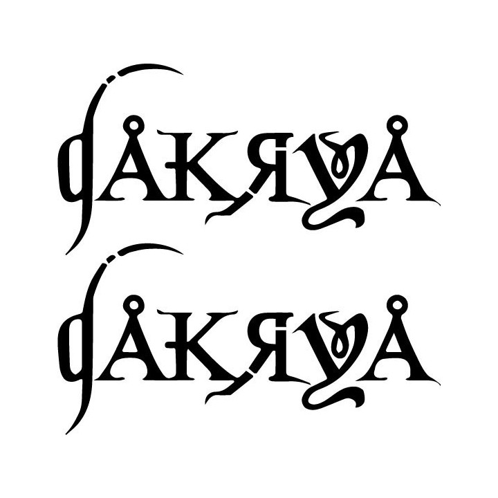 Dakrya Stickers – Symphonic Metal Band Decals (2-Pack)
