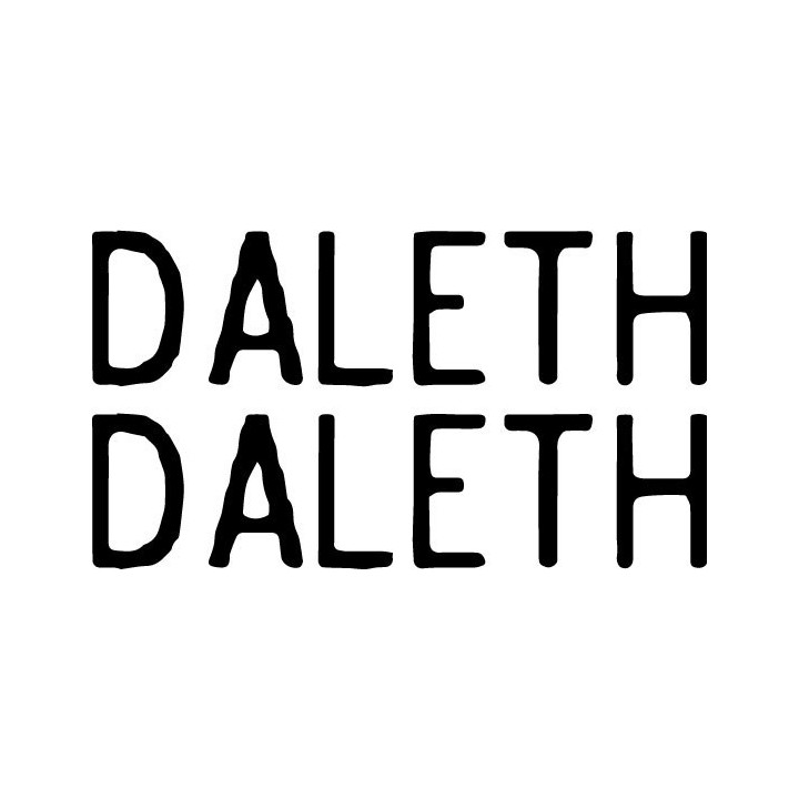 Daleth Band Stickers – Dark Metal Decals (2-Pack)