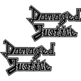 Metallica Damaged Justice Stickers – Tour Decals (2-Pack)