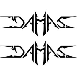 Damas Stickers – Spanish Rock Band Decals (2-Pack)