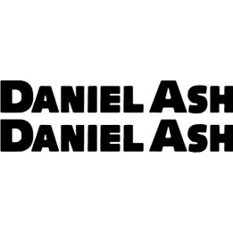 Daniel Ash Stickers – Bauhaus Love and Rockets (2-Pack)
