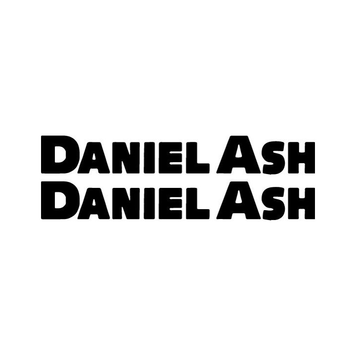 Daniel Ash Stickers – Bauhaus Love and Rockets (2-Pack)