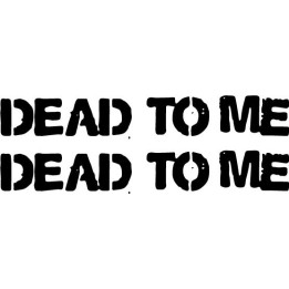 Dead To Me Stickers – Punk Rock Band Decals (2-Pack)