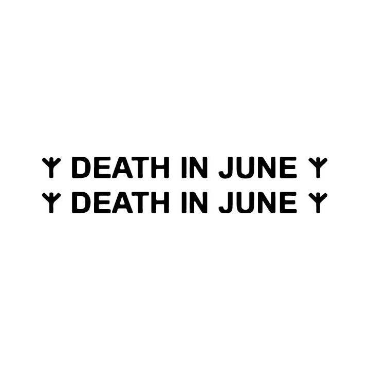 Death In June Stickers – Neofolk Music Decals (2-Pack)