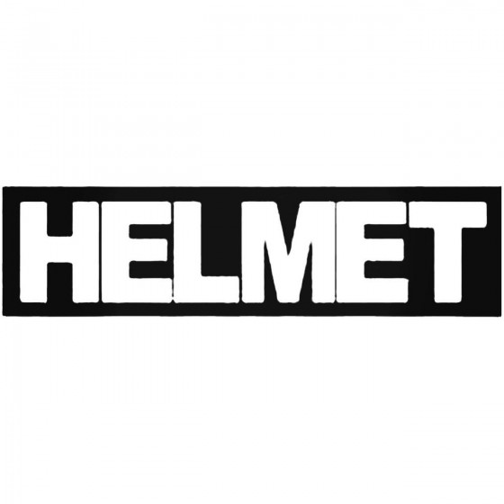 Helmet Vinyl Decal