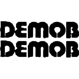 Demob Stickers – UK Punk Rock Band Decals (2-Pack)