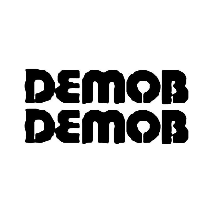 Demob Stickers – UK Punk Rock Band Decals (2-Pack)