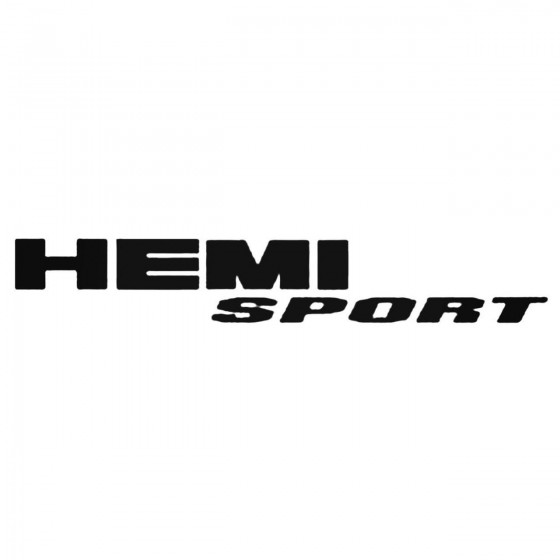 Hemi Sport Decal Sticker