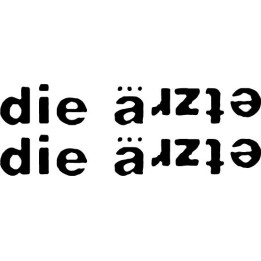 Die Ärzte Stickers – Punk Rock Band Logo Decals (2-Pack)