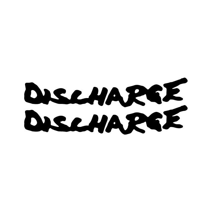 Discharge Stickers – Hardcore Punk Decals (2-Pack)
