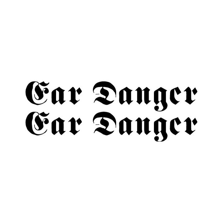 Ear Danger Stickers – NWOBHM Heavy Metal Decals (2-Pack)