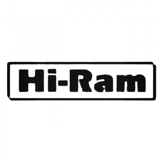 Hi Ram Decal Sticker 1