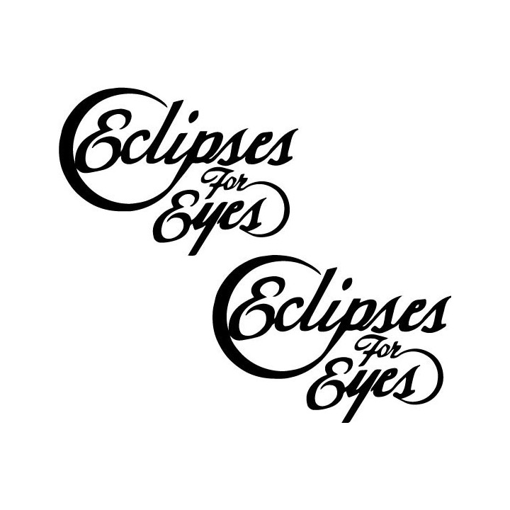 Eclipses For Eyes Stickers – Band Music Decals (2-Pack)
