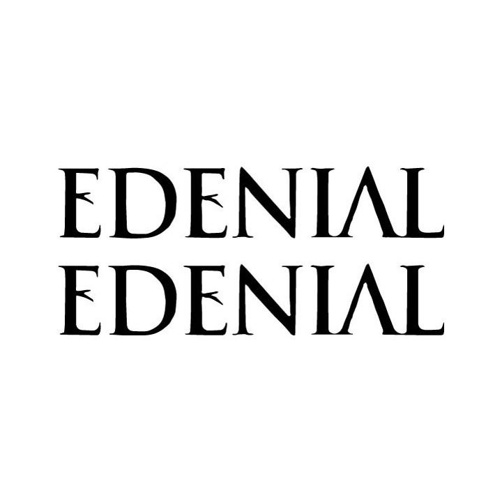 Edenial Stickers – Gothic Metal Band Logo Decals (2-Pack)