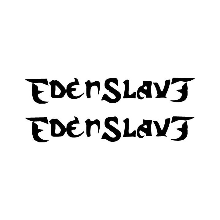 Edenslave Stickers – Thrash Metal Band Decals (2-Pack)