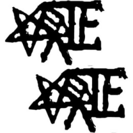 Vate Band Stickers – Black Metal Decals (2-Pack)