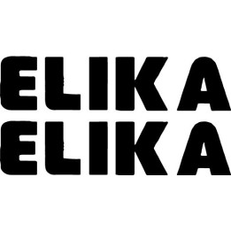Elika Band Stickers – Shoegaze Dream Pop Decals (2-Pack)