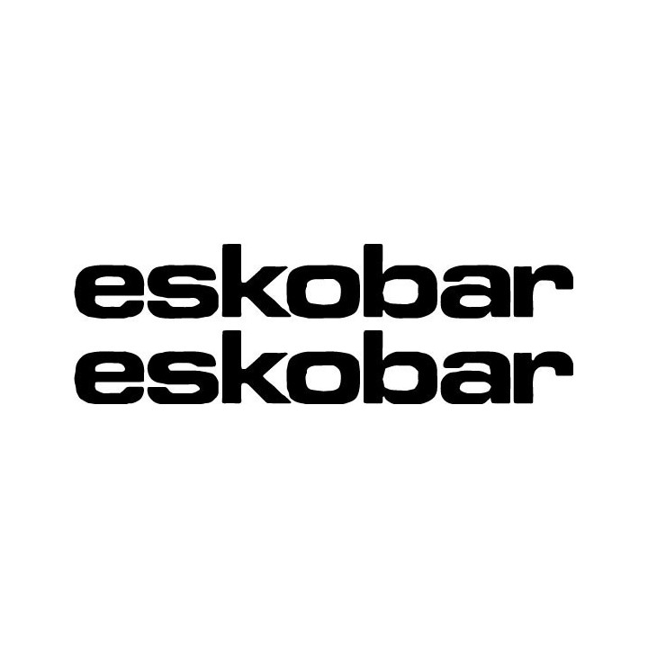 Eskobar Stickers – Swedish Indie Rock Decals (2-Pack)