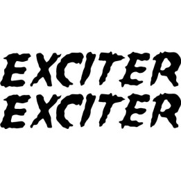 Exciter Stickers – Heavy Metal Band Decals (2-Pack)