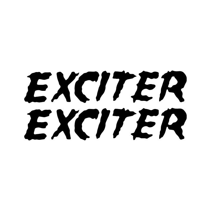 Exciter Stickers – Heavy Metal Band Decals (2-Pack)