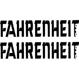 Fahrenheit Band Stickers – Rock Music Decals (2-Pack)