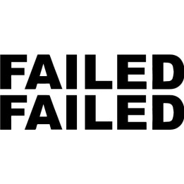 Failed Band Stickers – Punk Rock Decals (2-Pack)