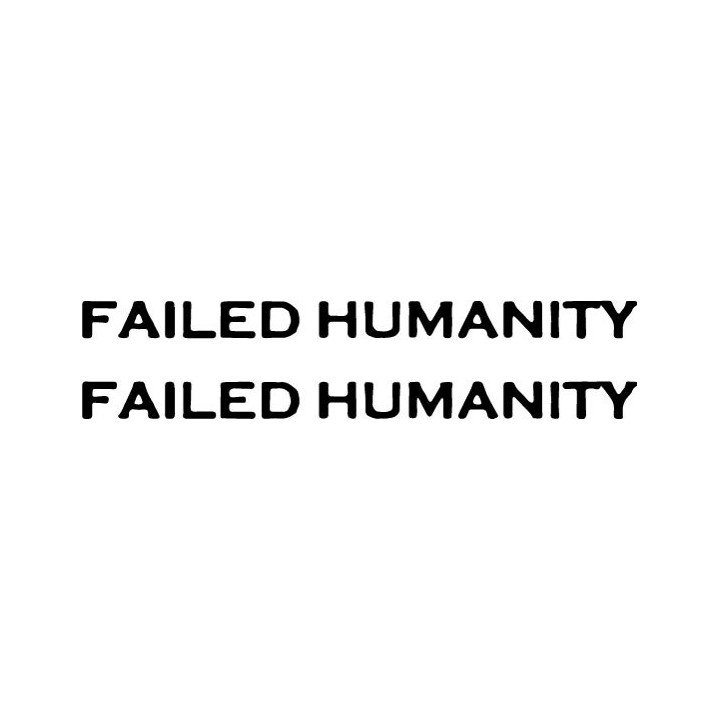 Failed Humanity Stickers – Death Metal Decals (2-Pack)