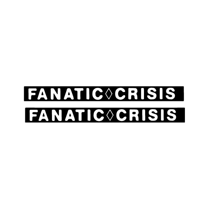 Fanatic Crisis Stickers – Visual Kei Rock Decals (2-Pack)