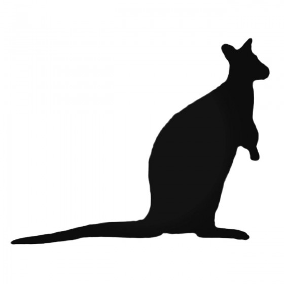 Humble Kangaroo Decal Sticker
