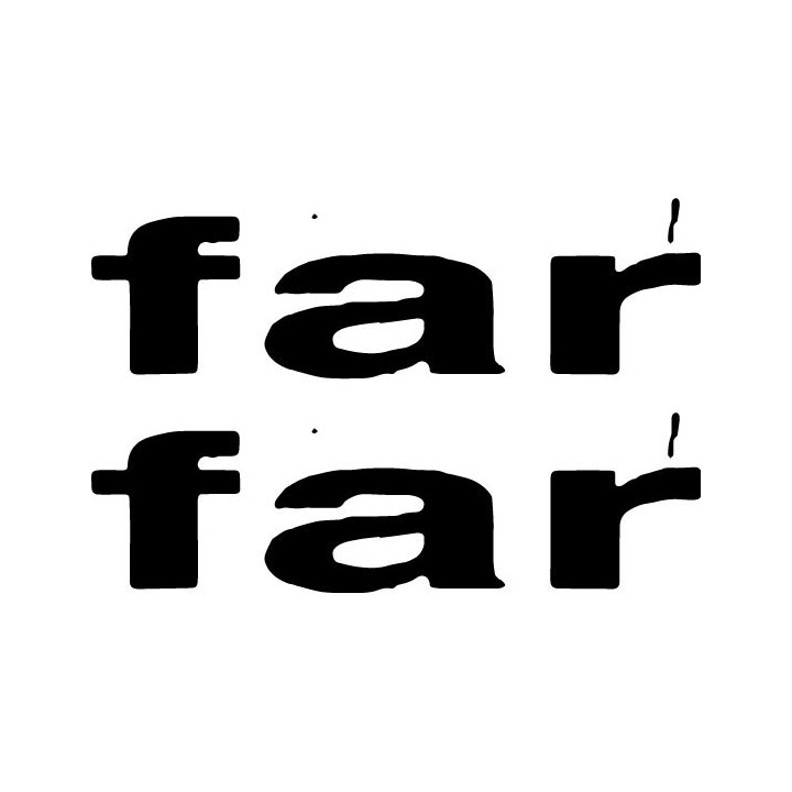 Far Band Stickers – Post-Hardcore Alt-Rock Decals (2-Pack)