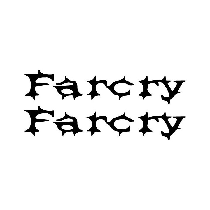 Farcry Hungarian Rock Band Stickers – Metal Decals (2-Pack)