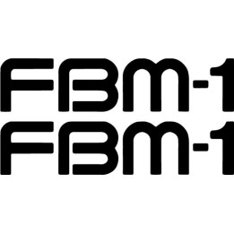Fender FBM-1 Bassman Stickers – Guitar Pedal Decals (2-Pack)