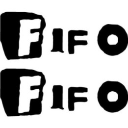 FIFO Band Stickers – Rock Music Logo Decals (2-Pack)