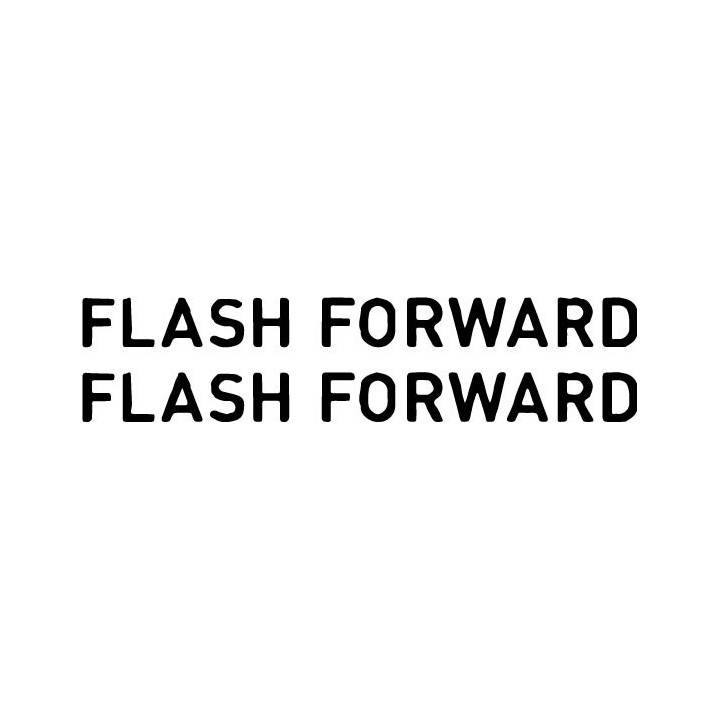 Flash Forward Stickers – Band Logo Decals (2-Pack)