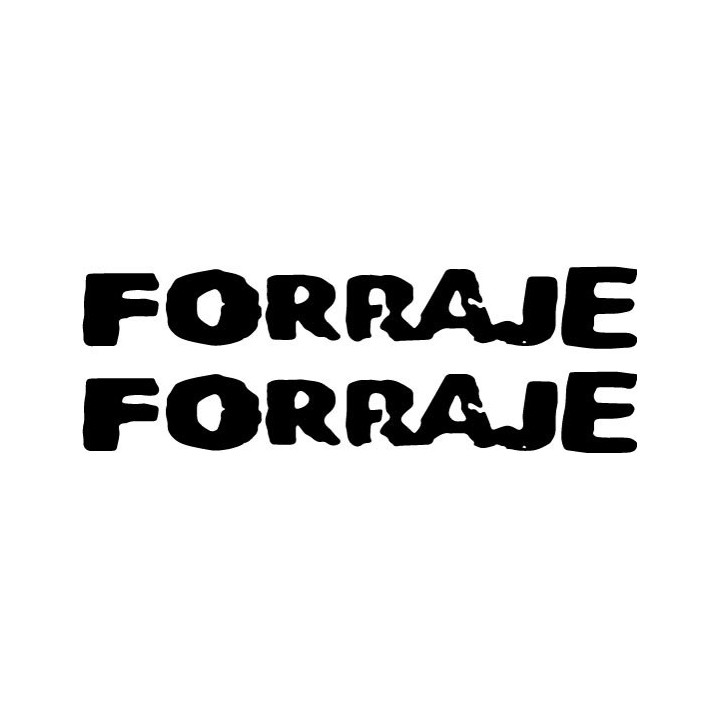 Forraje Stickers – Spanish Rock Band Decals (2-Pack)