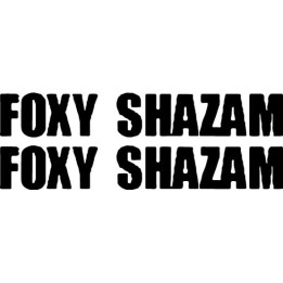 Foxy Shazam Stickers – Rock Band Decals (2-Pack)