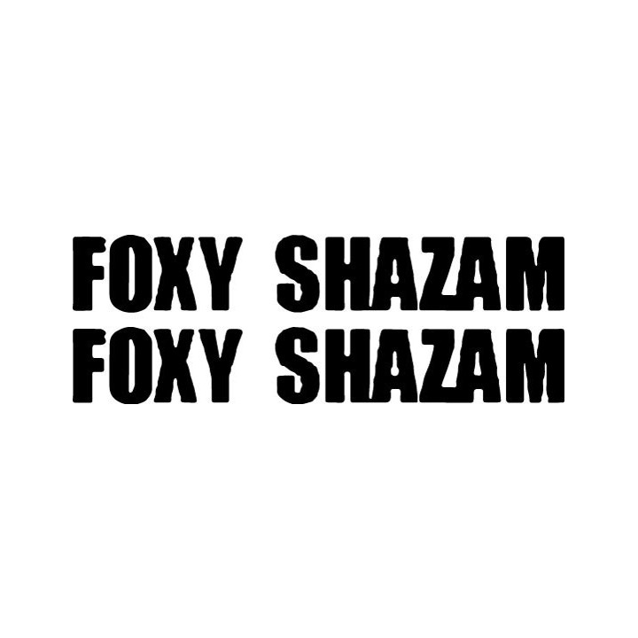 Foxy Shazam Stickers – Rock Band Decals (2-Pack)