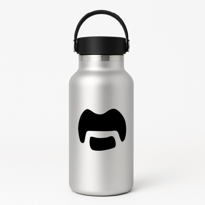 Frank Zappa Moustache Stickers – Music Decals (2-Pack)