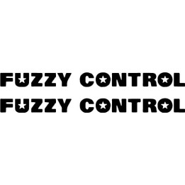 Fuzzy Control Stickers – Japanese Rock Band Decals (2-Pack)
