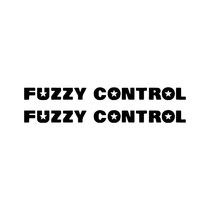 Fuzzy Control Stickers – Japanese Rock Band Decals (2-Pack)