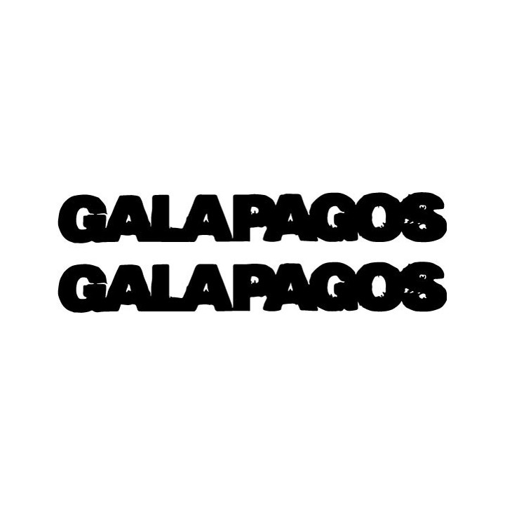 Galapagos Band Stickers – Rock Music Decals (2-Pack)