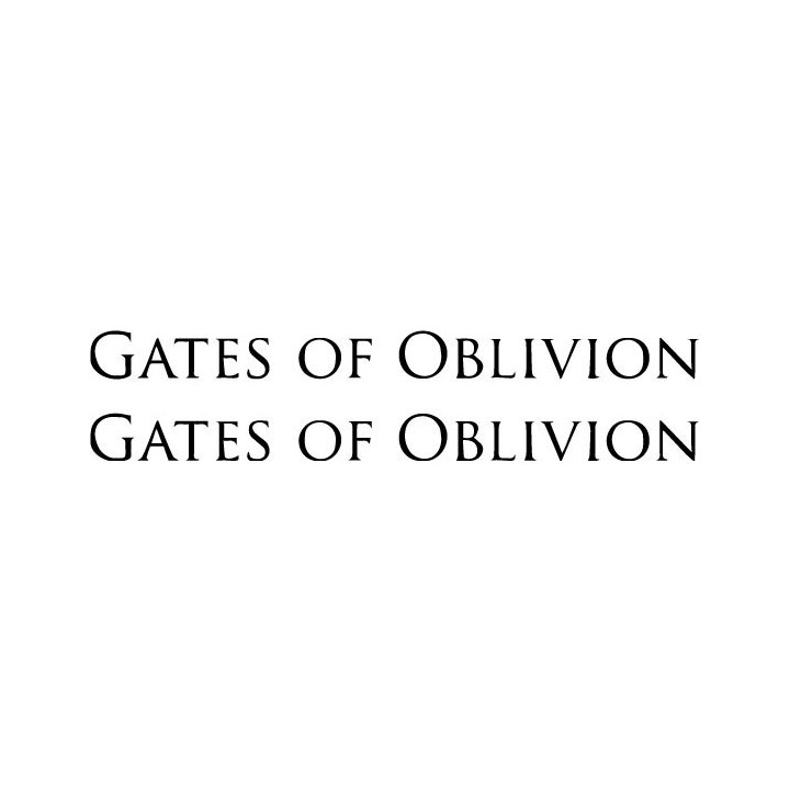 Gates of Oblivion Stickers – Power Metal Decals (2-Pack)