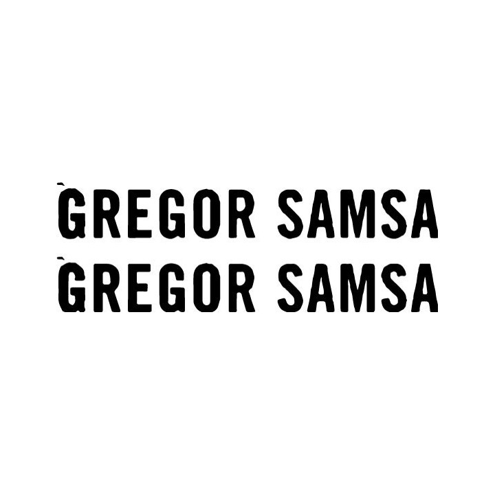 Gregor Samsa Stickers – Post-Rock Band Decals (2-Pack)