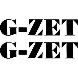 G-Zet Stickers – Japanese Hardcore Punk Decals (2-Pack)