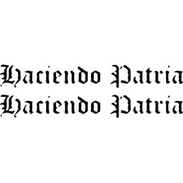Haciendo Patria Stickers – Argentine Metal Decals (2-Pack)